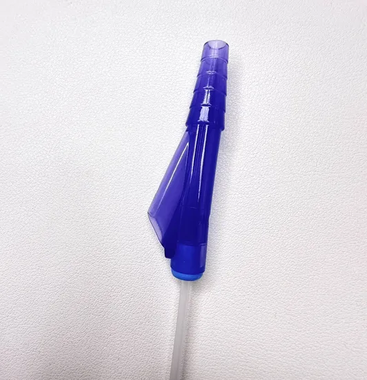 Ce&ISO Approved Many Colors Closed PVC Suction Catheter