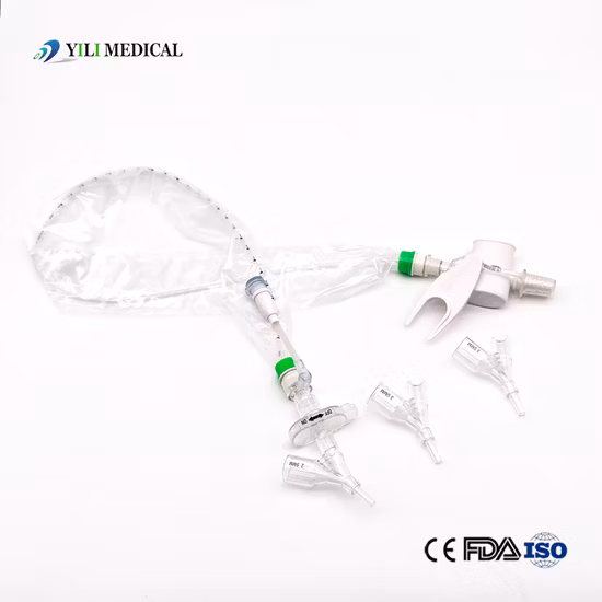 Geschlossener Absaugkatheter für den Einmalgebrauch