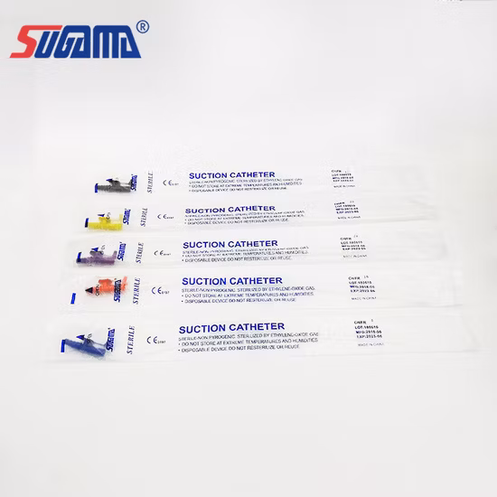 Steriler Vakuumkontroll-Saugkatheter im Großhandel. Kostenloser geschlossener Saugkatheter