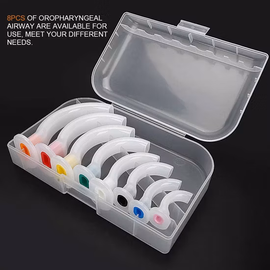 Atemwegs-Oral-Kit, Schlauch, erstes Notfall-Einführen, Pflege, Silikonhilfe, Gesundheit, oropharyngeales Werkzeug, Mund, Nasopharyngeal, Nase