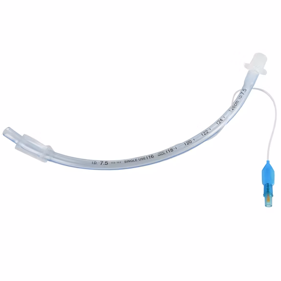 China Hersteller CE ISO verstärkte orale Nasal Ett Endotrachealtuben (mit/ohne Manschette)